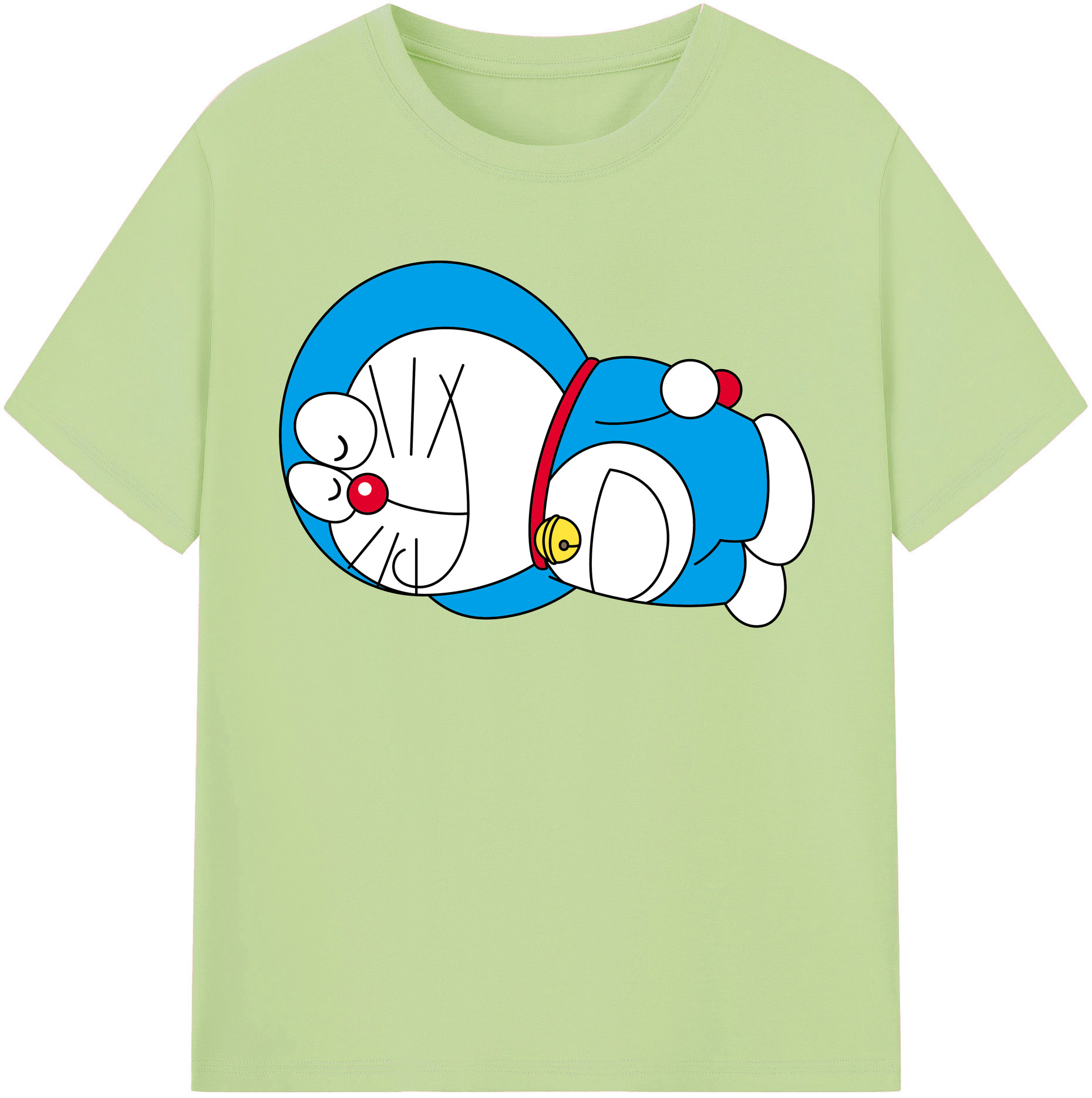 （画像用） ドラえもん Doraemon 綿100％半袖Tシャツ（フロントプリント）